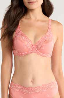 Hunkemöller Diva Embroidered Mesh Underwire Bra
