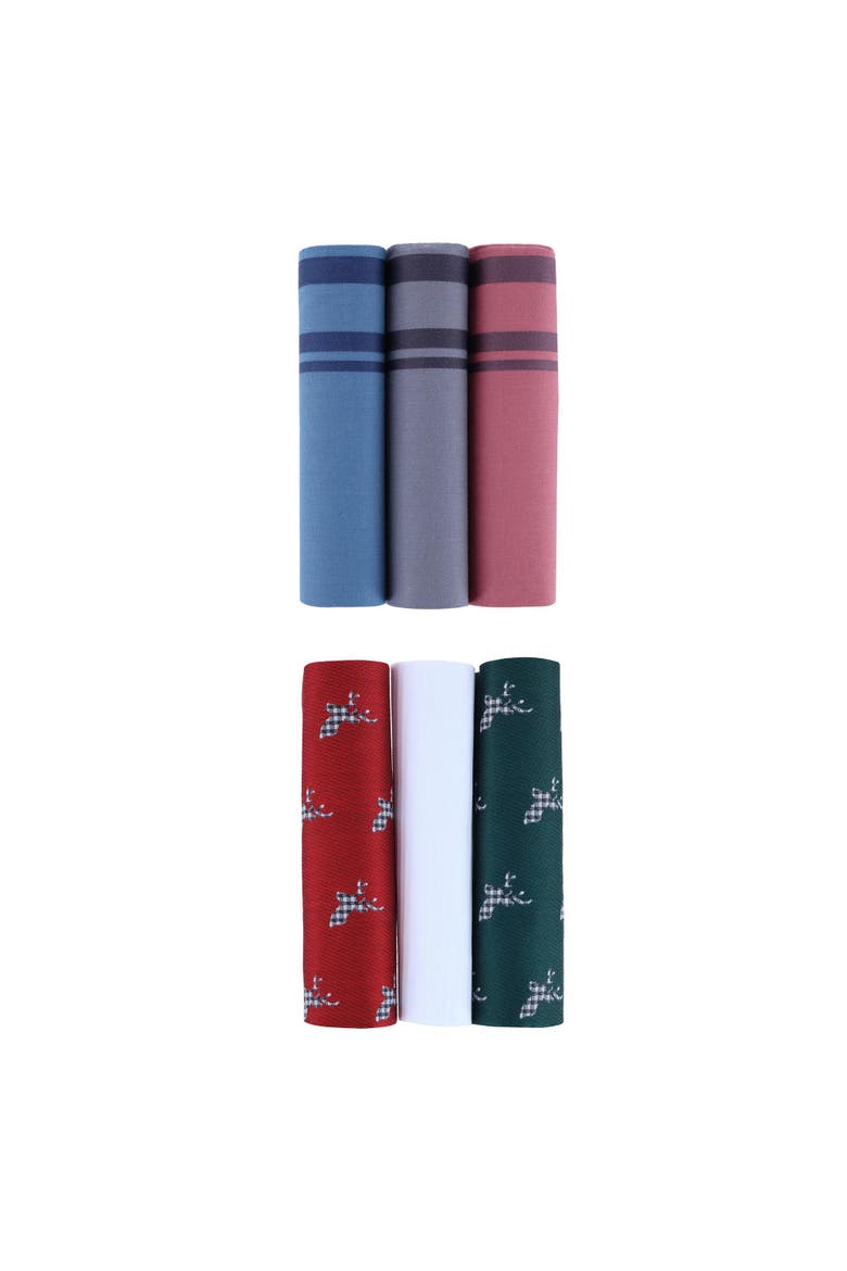 Holiday Comet & Modern Handkerchief Gift Pack, Main, color, Multiple