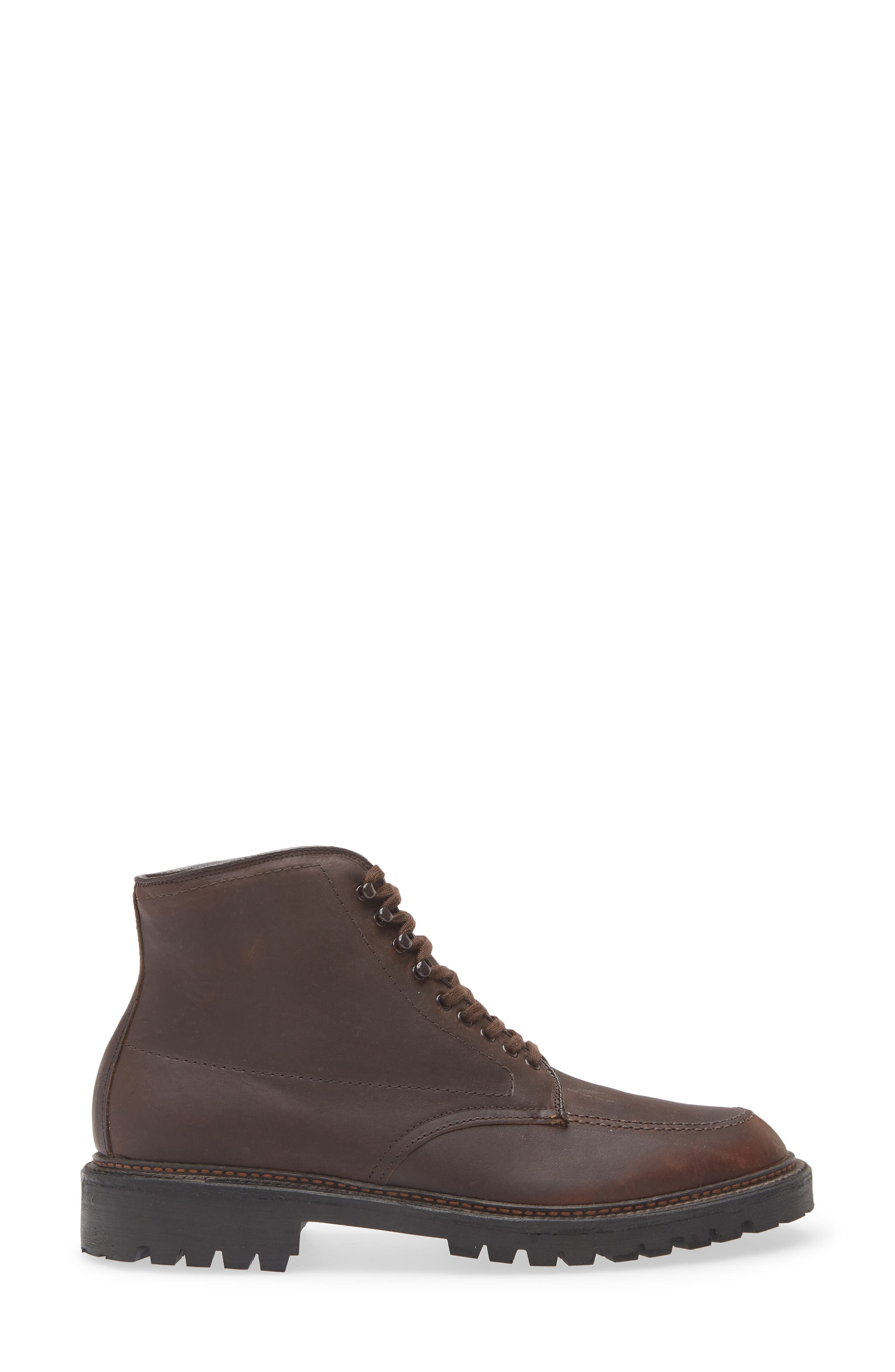 Alden Rugged Work Boot, Alternate, color, Dark Brown Kudu
