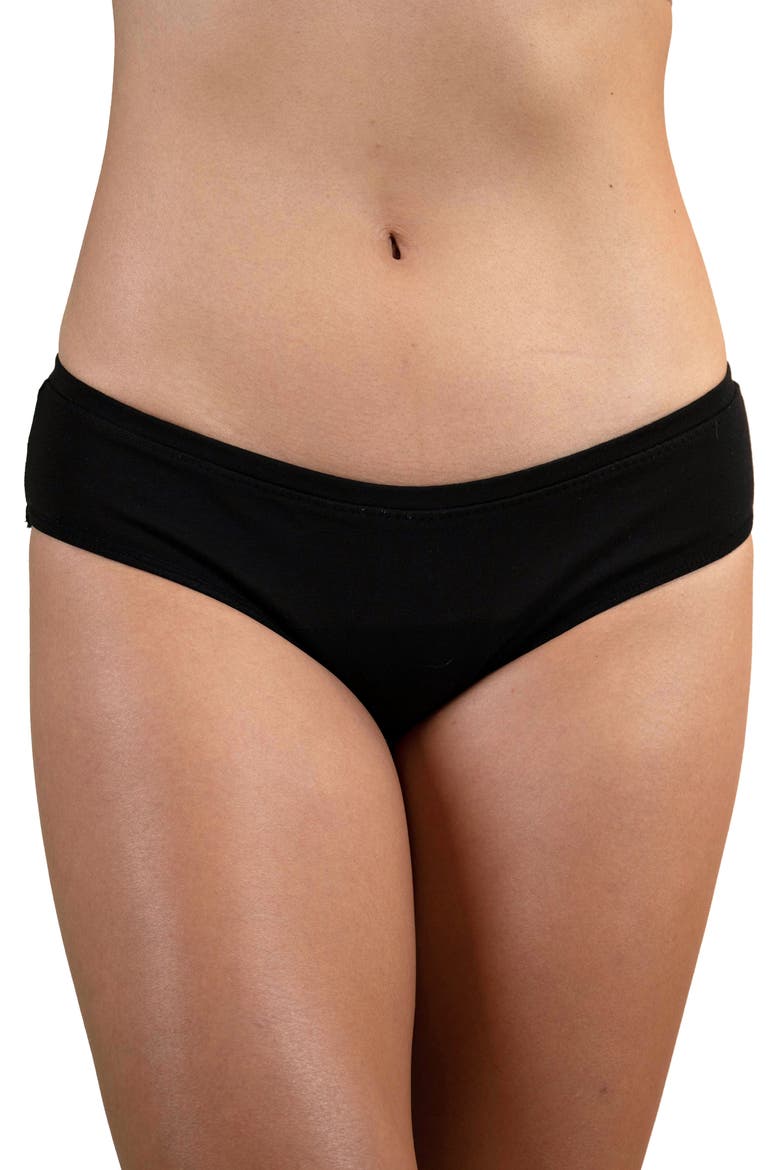 Reusable Period Underwear, Main, color, BLACK