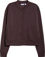 Zella Luxe Snap Front Jacket