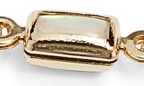 Child Of Wild Ophelia Opal Chain Bracelet In Gold