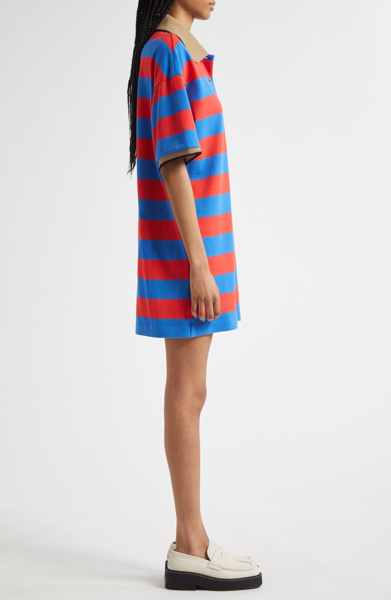 Marimekko Referenssi Stripe Cotton Polo Tunic, Alternate, color, 