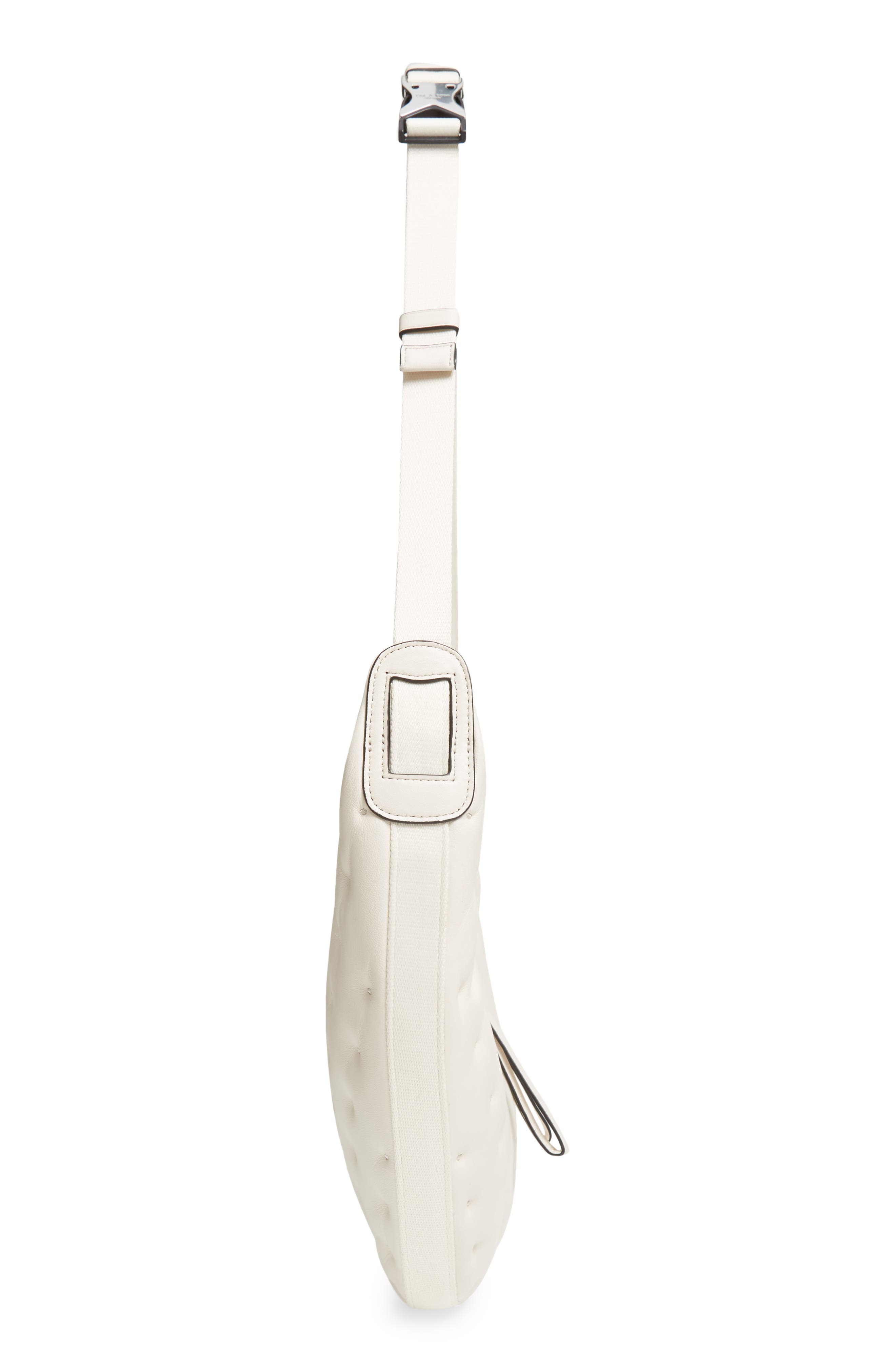 Riser Leather Crossbody Bag, Alternate, color, ANTIQUE WHITE