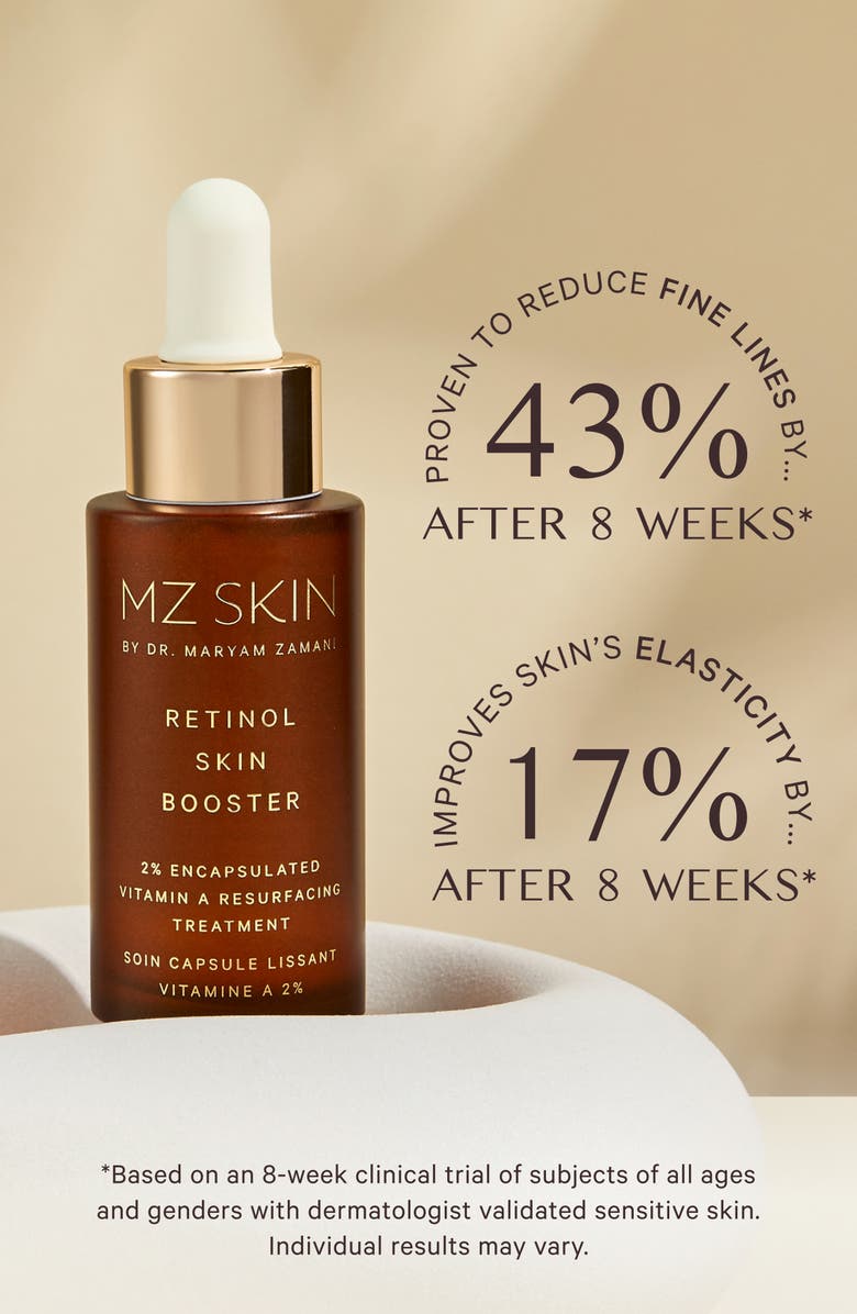 MZ Skin Retinol Skin Booster 2% Encapsulated Vitamin A Resurfacing Treatment, Alternate, color, 