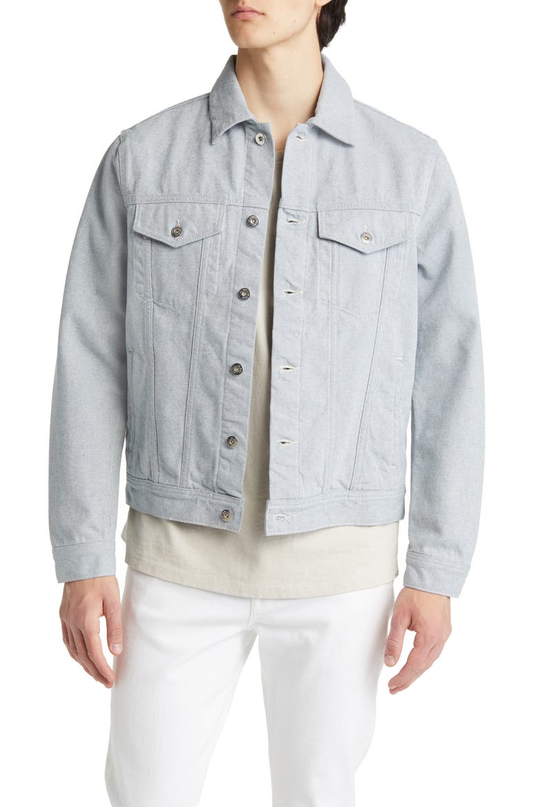 Dart Denim Trucker Jacket, Main, color, RECLAIMED INDIGO