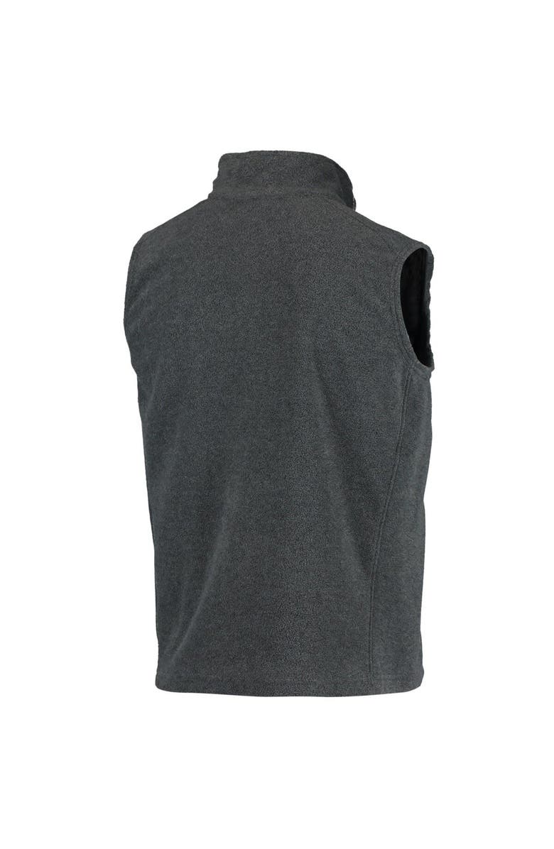 DUNBROOKE Men's Gray Philadelphia Eagles Houston Fleece Full-Zip Vest, Alternate, color, Gray