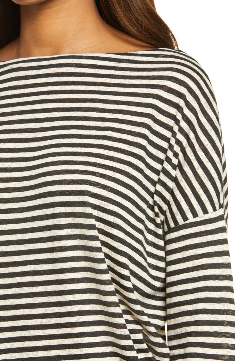 AllSaints Rita Stripe Top, Alternate, color, 