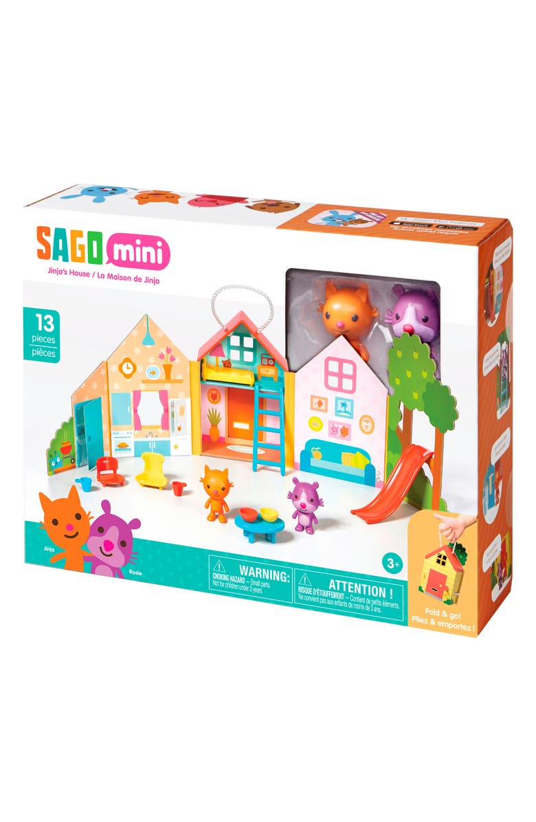 Sago Mini Jinja's House Portable Playset, Main, color, 