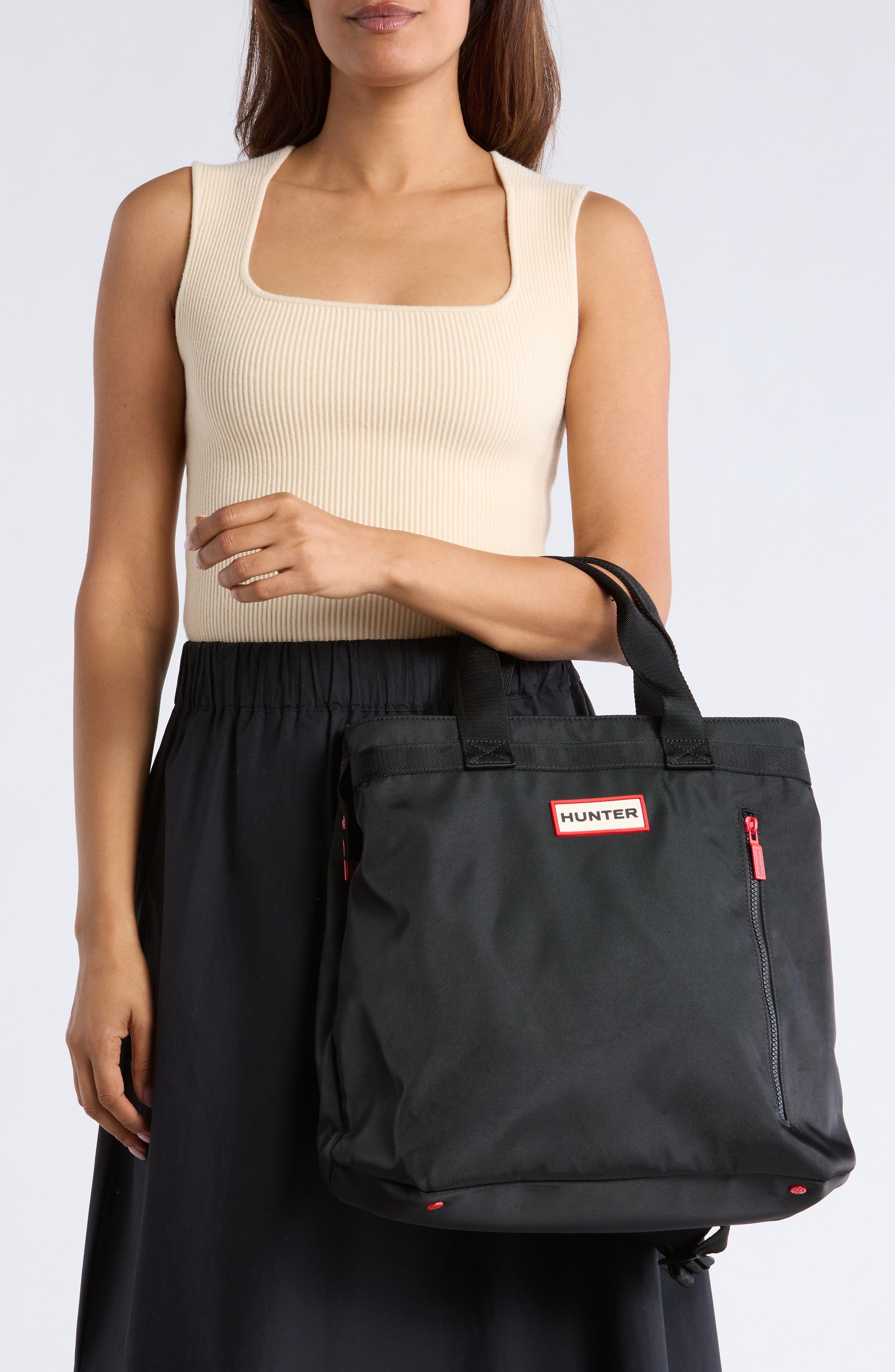 Hunter Hybrid Tote Backpack, Alternate, color, Other Black