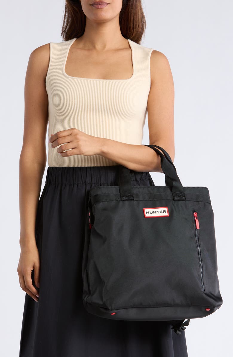 Hunter Hybrid Tote Backpack, Alternate, color, Other Black