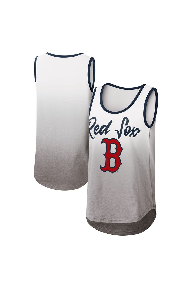 Women's G-III 4Her by Carl Banks White Boston Red Sox Logo Opening Day Tank Top, Main, color, White
