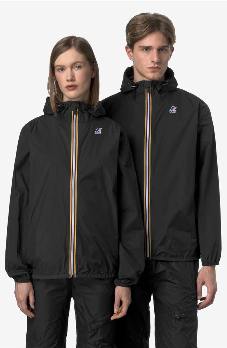 K-Way Le Vrai 4.0 Claude Water Repellent Jacket, Alternate, color, Black Pure