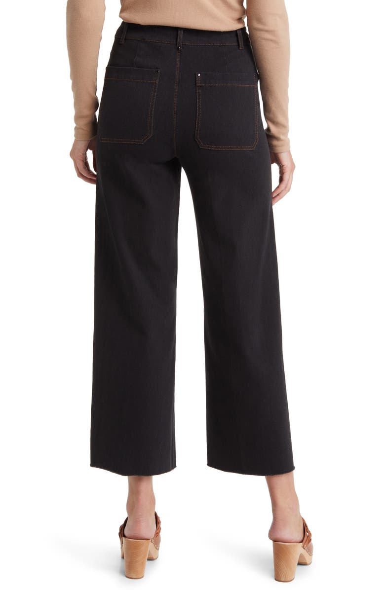 Lysse 'Lyssentials Erin High Waist Ankle Wide Leg Denim Jeans, Alternate, color, 