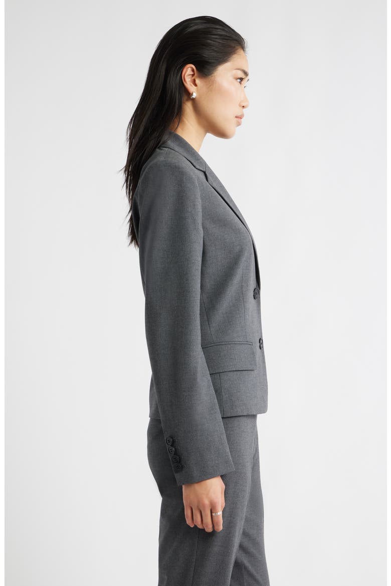 The Hanna Slim Fit Blazer, Alternate, color, GREY DARK HEATHER