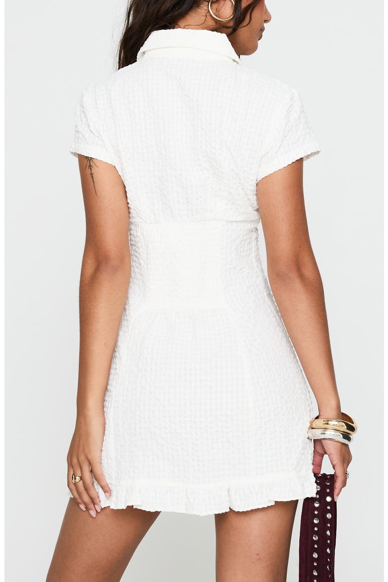 Covey Mini Shirtdress, Alternate, color, WHITE