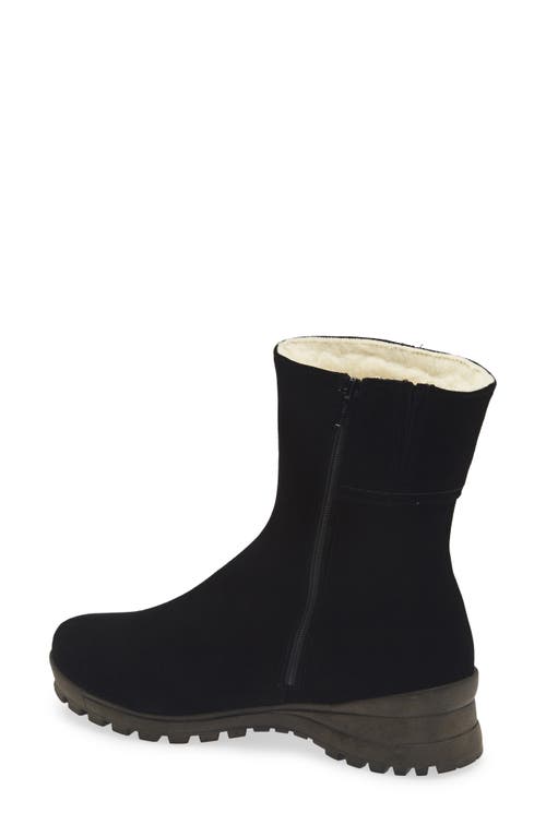 La Canadienne Aidan City Dry™ Genuine Shearling Lined Bootie In Black