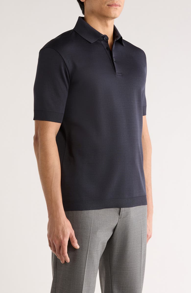 Herno Cotton Jersey Polo, Alternate, color, 9201 Navy