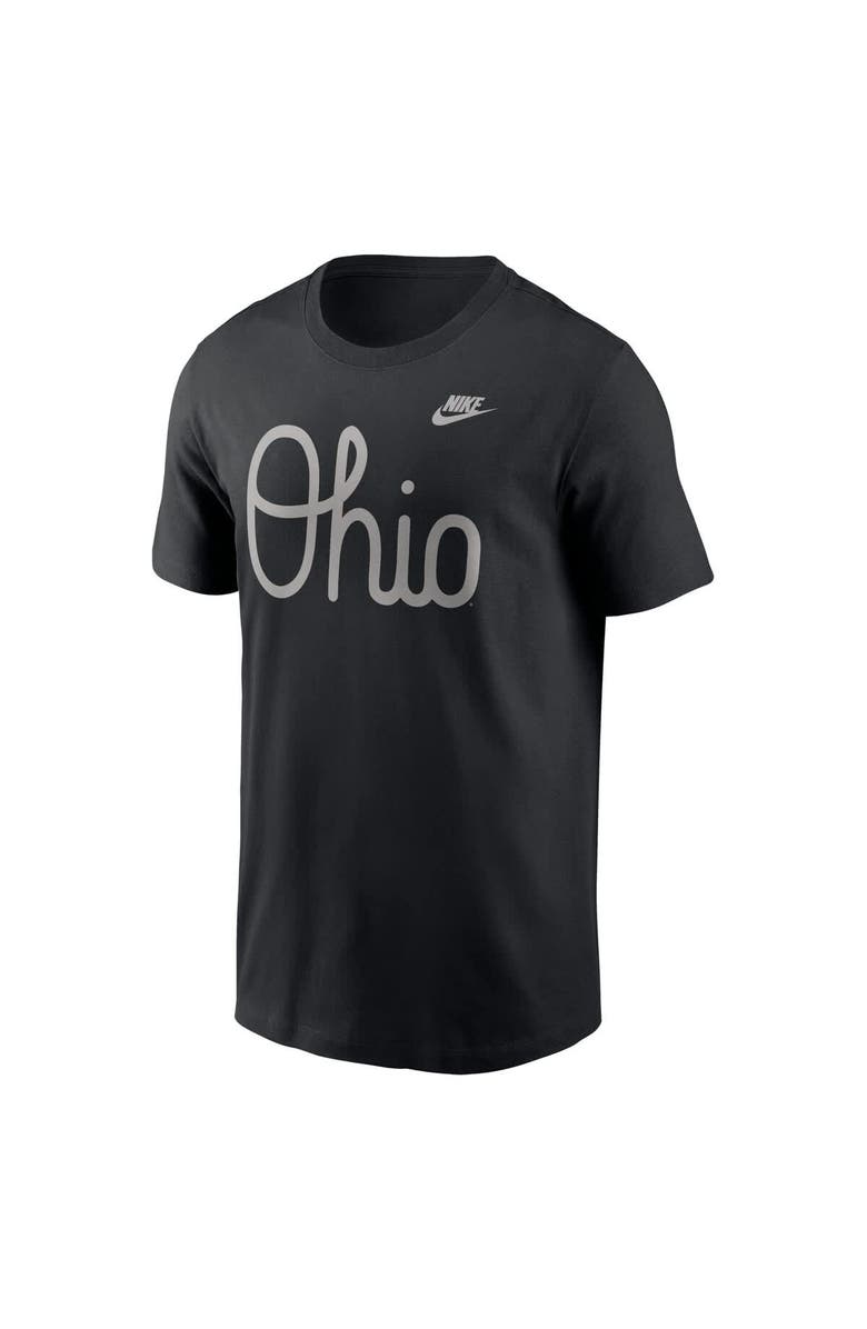 Nike Men's Nike Black Ohio State Buckeyes Vintage Script T-Shirt, Alternate, color,