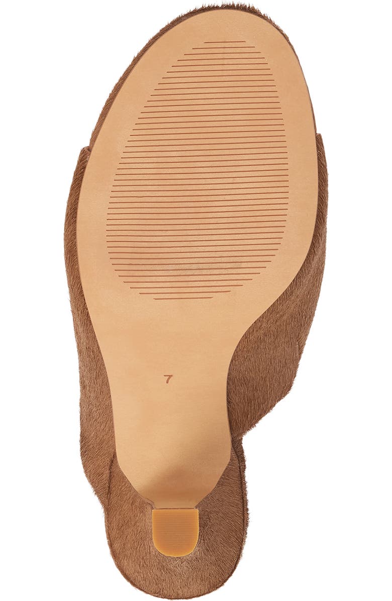 Matisse Dante Genuine Calf Hair Slide Sandal, Alternate, color, Brown