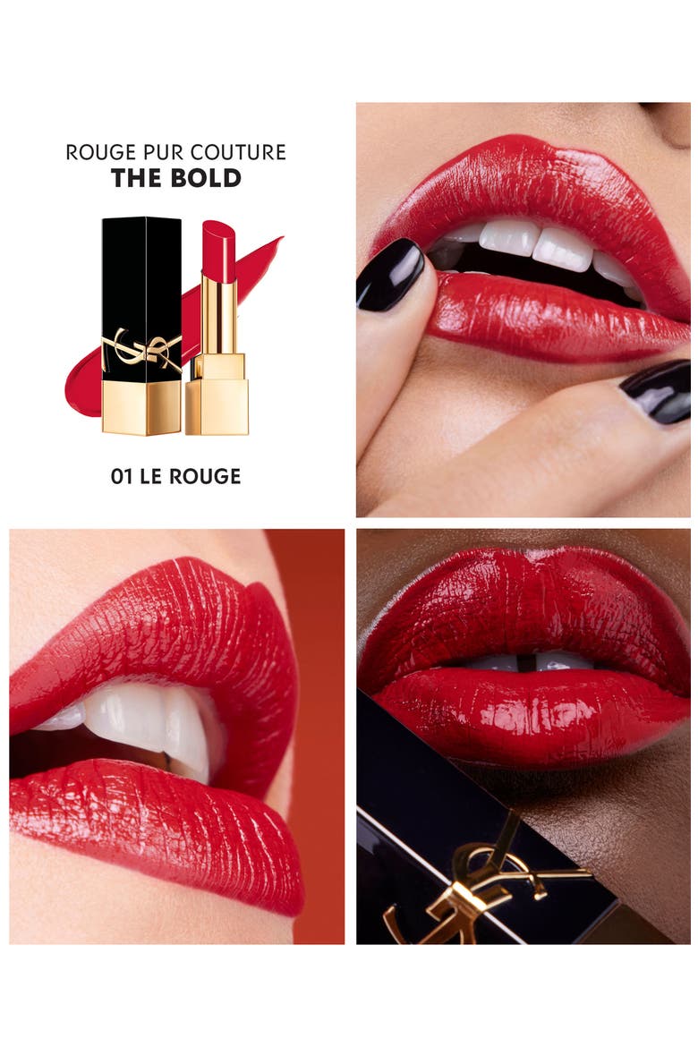 The Bold High Pigment Lipstick, Alternate, color, 01 LE ROUGE