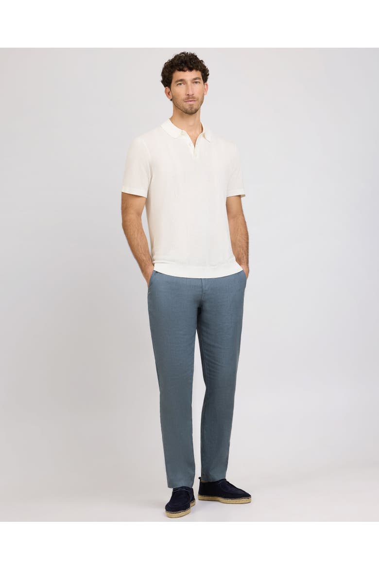 Linen Trouser, Alternate, color, Deep Marine