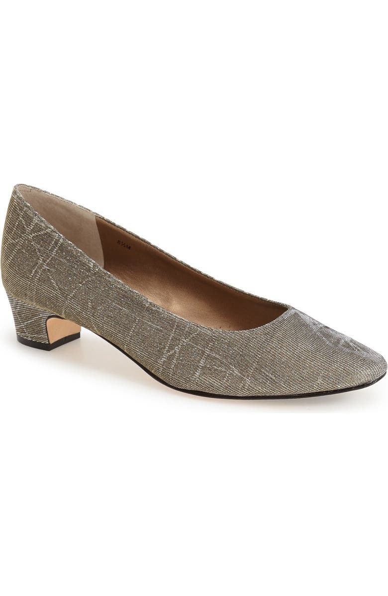 VANELi 'Astyr' Almond Toe Pump, Main, color, Platinum Nizza