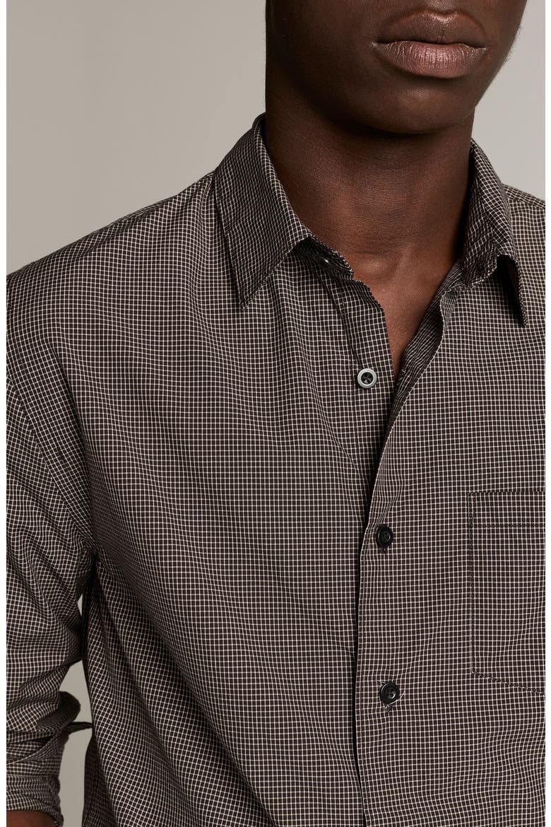 McDermott Plaid Long Sleeve Button Up Shirt, Alternate, color, ARABICA/ HEADLINE GRE