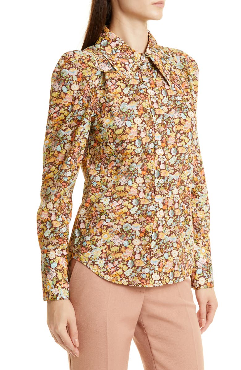 Smythe Patch Pocket Box Pleat Button-Up Shirt, Alternate, color, 