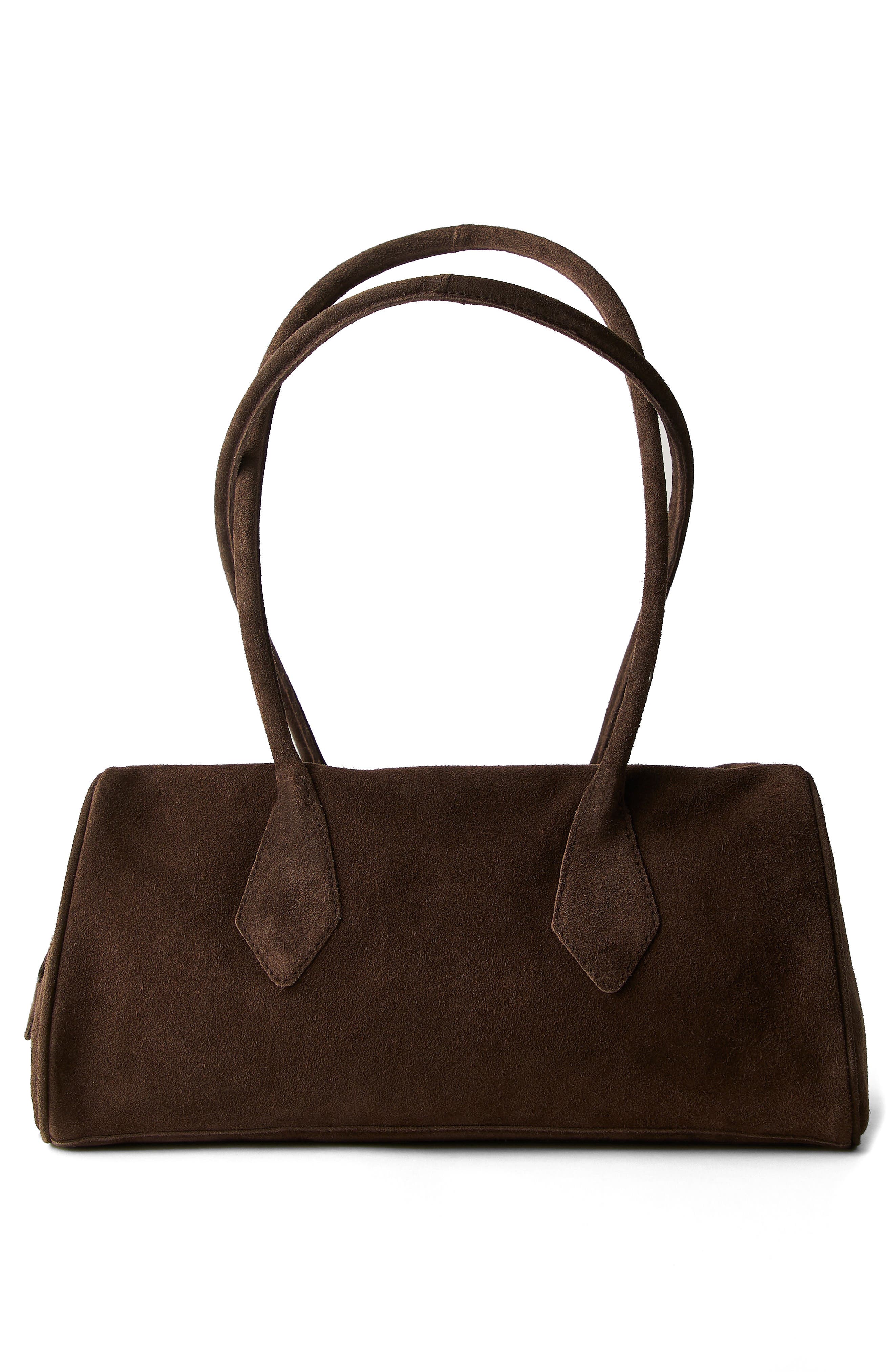 Free People Sierra Shoulder Bag, Alternate, color, Chocolate