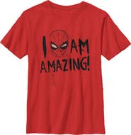Marvel Boy's Marvel Easter Themed Logo Graphic Tee