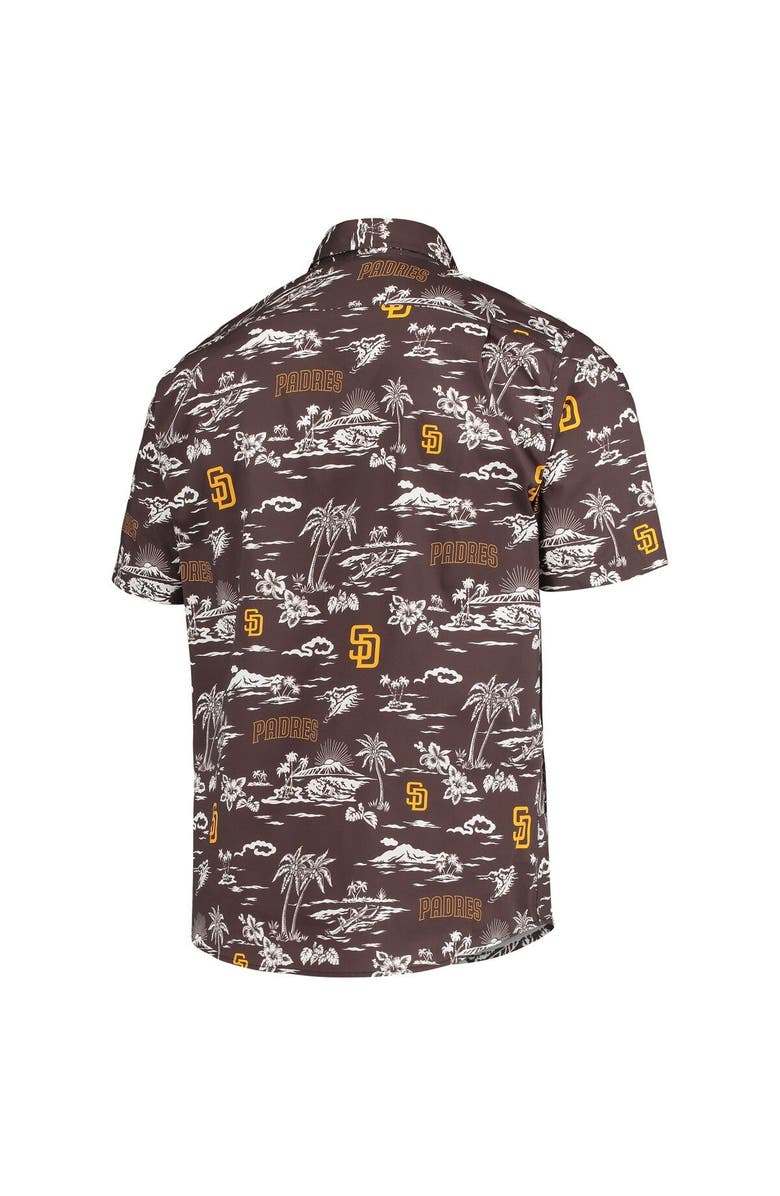 Reyn Spooner Men's Reyn Spooner Brown San Diego Padres Kekai Button-Down Shirt, Alternate, color,