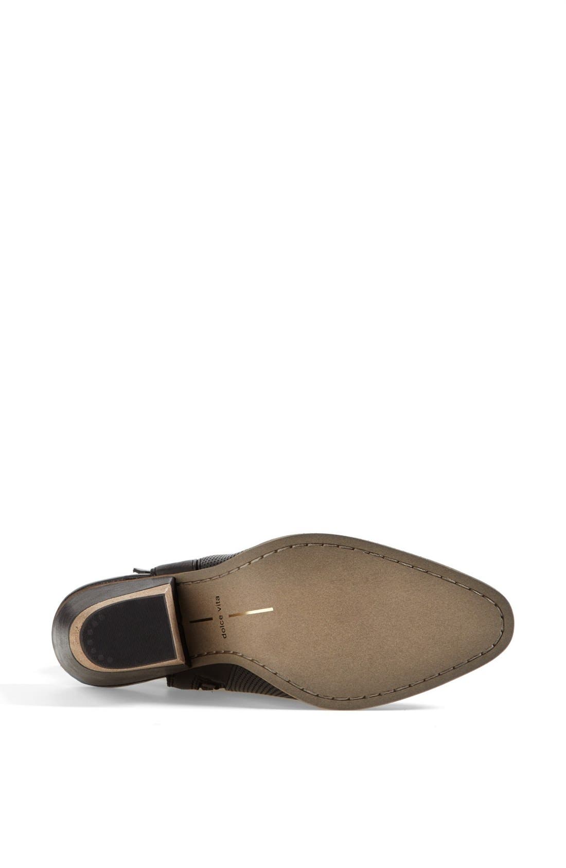 'Henna' Bootie, Alternate, color, BLACK