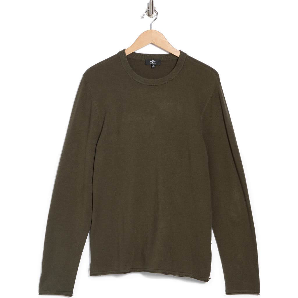 7 FOR ALL MANKIND 7 FOR ALL MANKIND CREW NECK LONG SLEEVE SWEATER