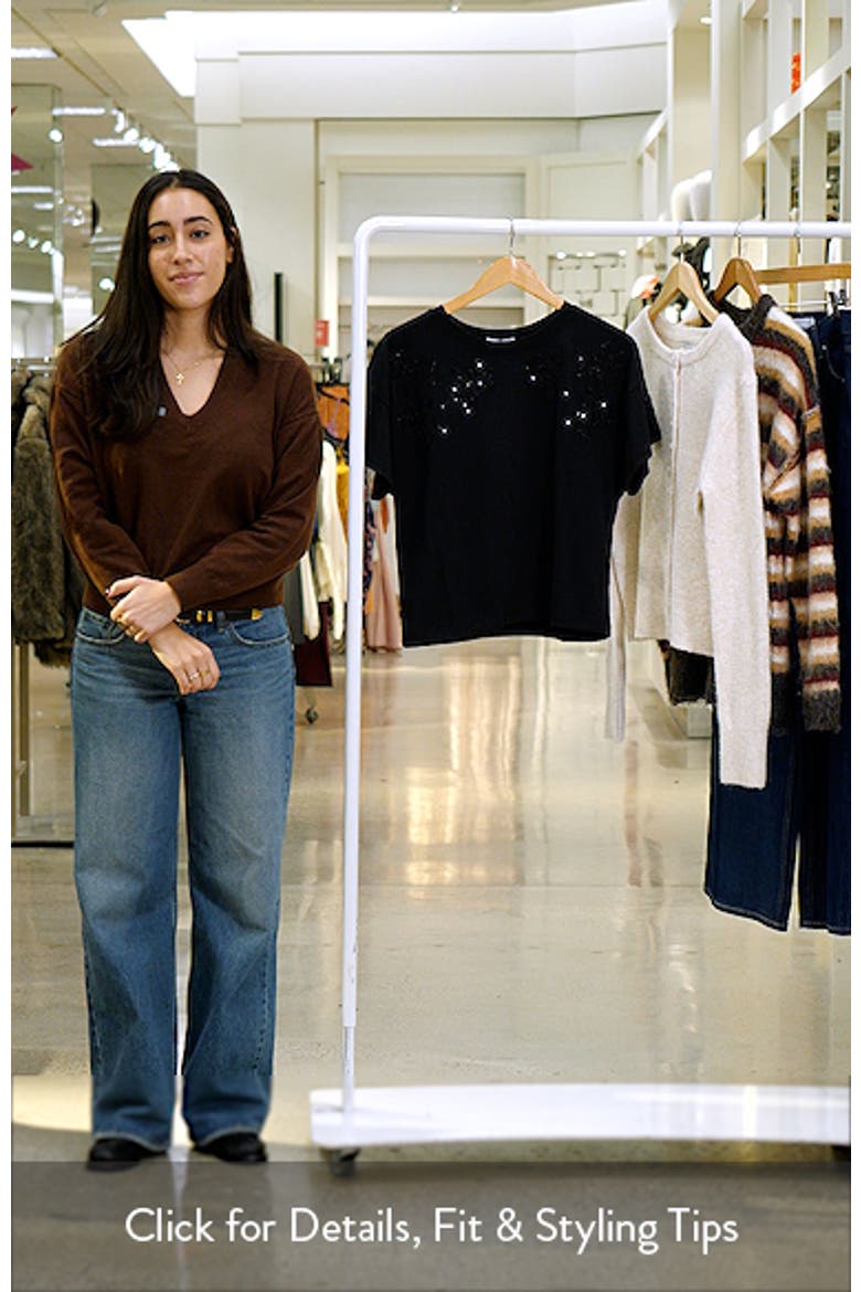 Kelly Beaded Floral Boxy T-Shirt video