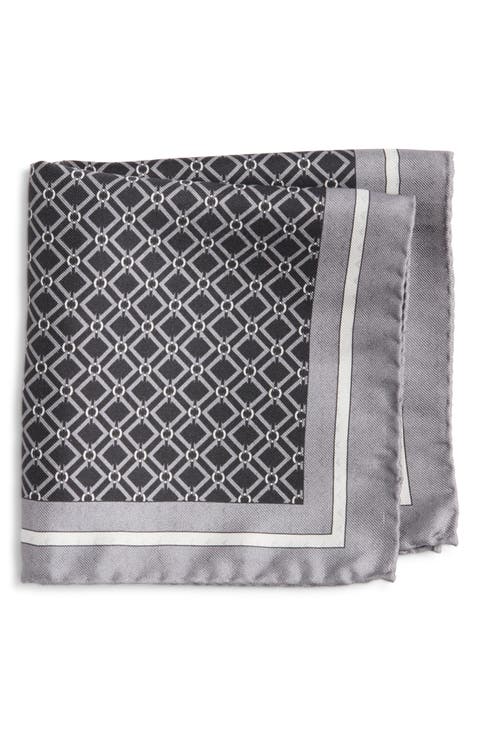 Equestrian Silk Pocket Square