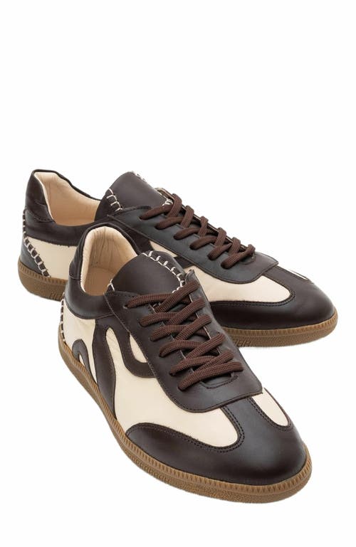 Forever & Always Shoes Perry Leather Sneakers in Brown Leather at Nordstrom, Size 6