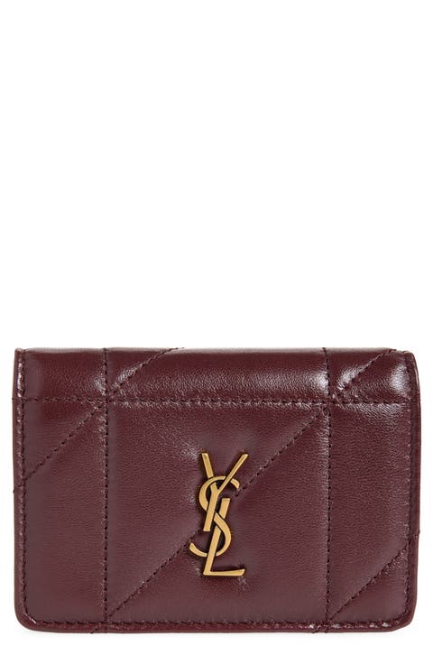 Jamie Carré Rive Gauche Matelassé Leather Bifold Card Case