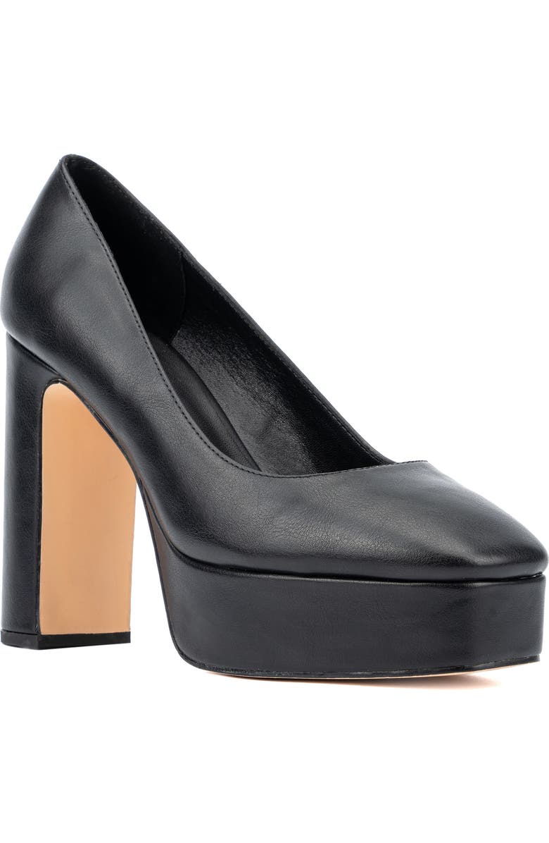 NEW YORK AND COMPANY Ryla Block Heel Platform Pump, Main, color,
