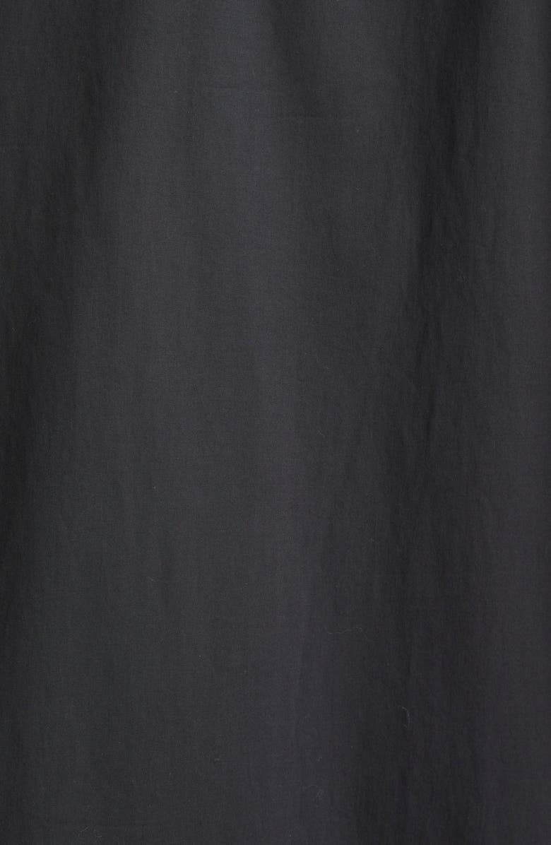 Proenza Schouler Addy Cotton Stretch Poplin Button-Up Shirt, Alternate, color, Black