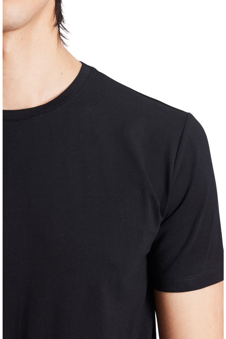 Lucas Crewneck T-Shirt, Alternate, color, BLACK