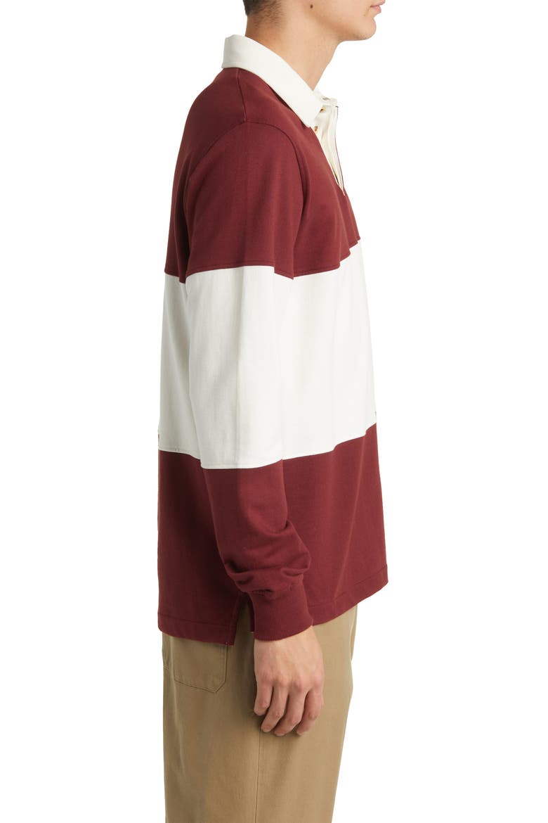 Felipe Rugby Shirt, Alternate, color, SHIRAZ/ LIGHT IVORY