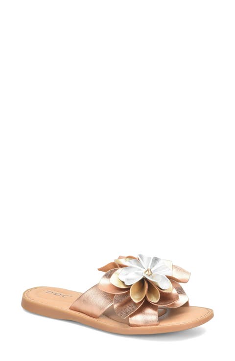 Kasia Flower Slide Sandal (Women)