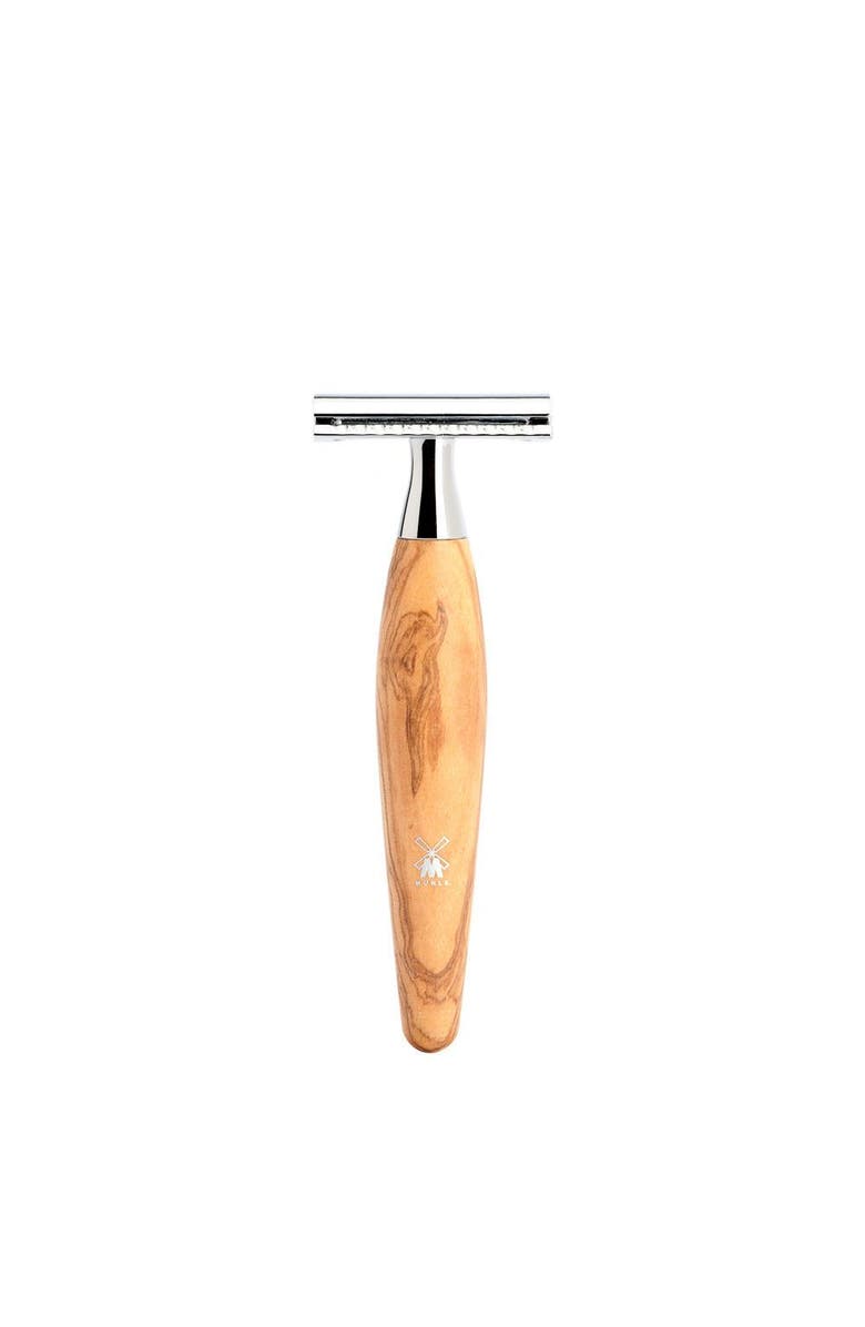 MÜHLE Kosmo Olive Wood Safety Razor, Main, color, Olive Wood