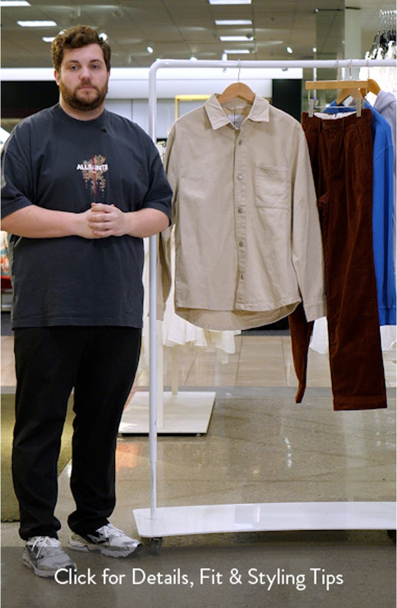 Slim Fit Denim Overshirt, sales video thumbnail