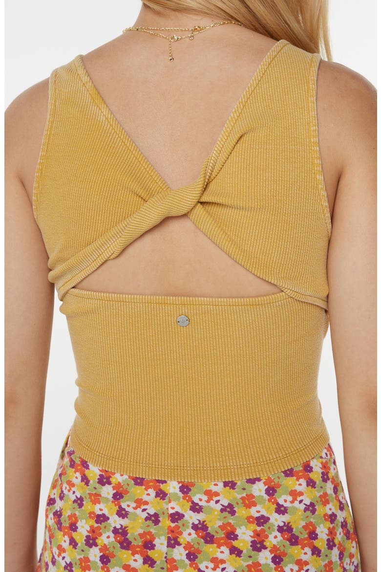 City Lights Cutout Tank, Alternate, color, AMBER GOLD