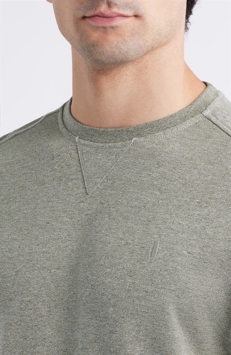 johnnie-O Stones Crewneck Sweatshirt, Alternate, color, Sequoia
