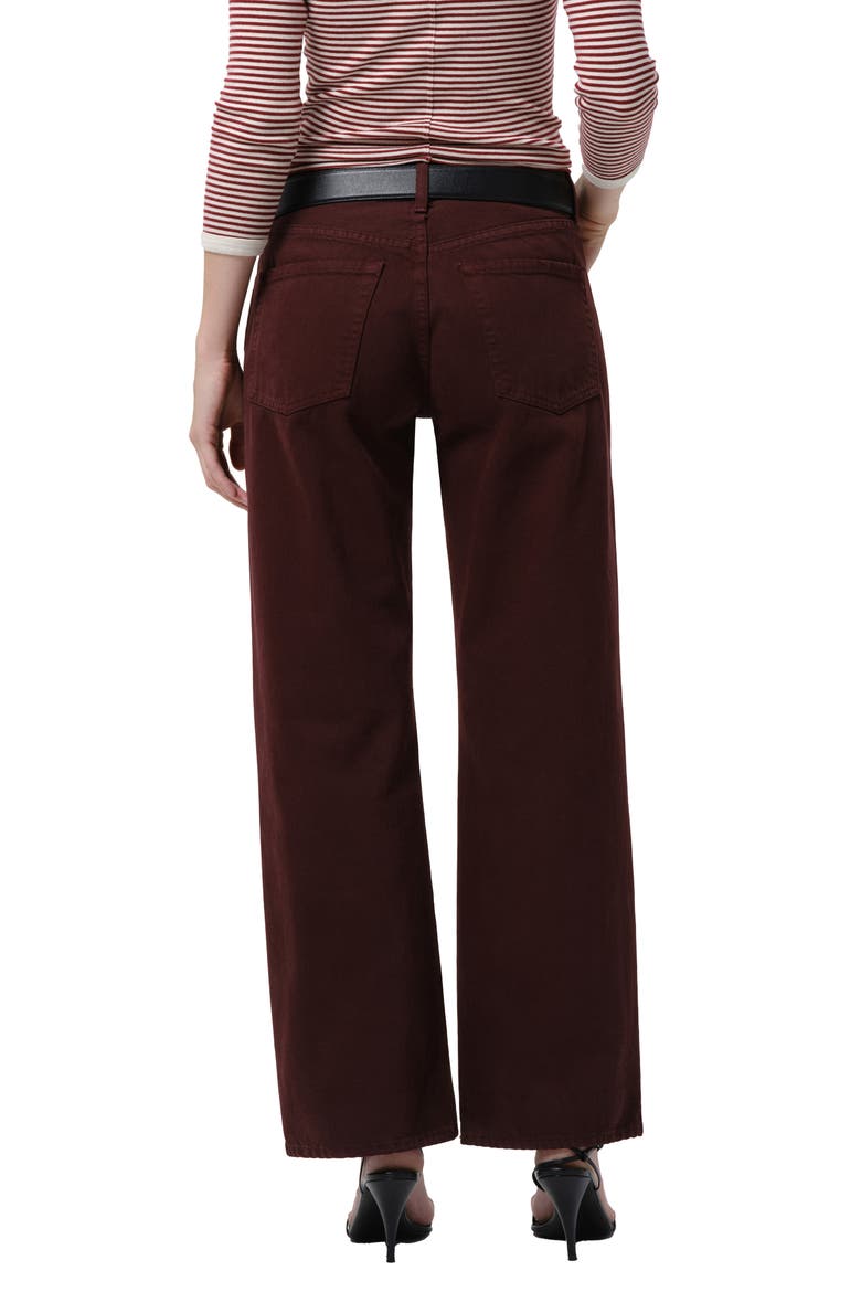 Lindz Straight Leg Jeans, Alternate, color, BURGUNDY