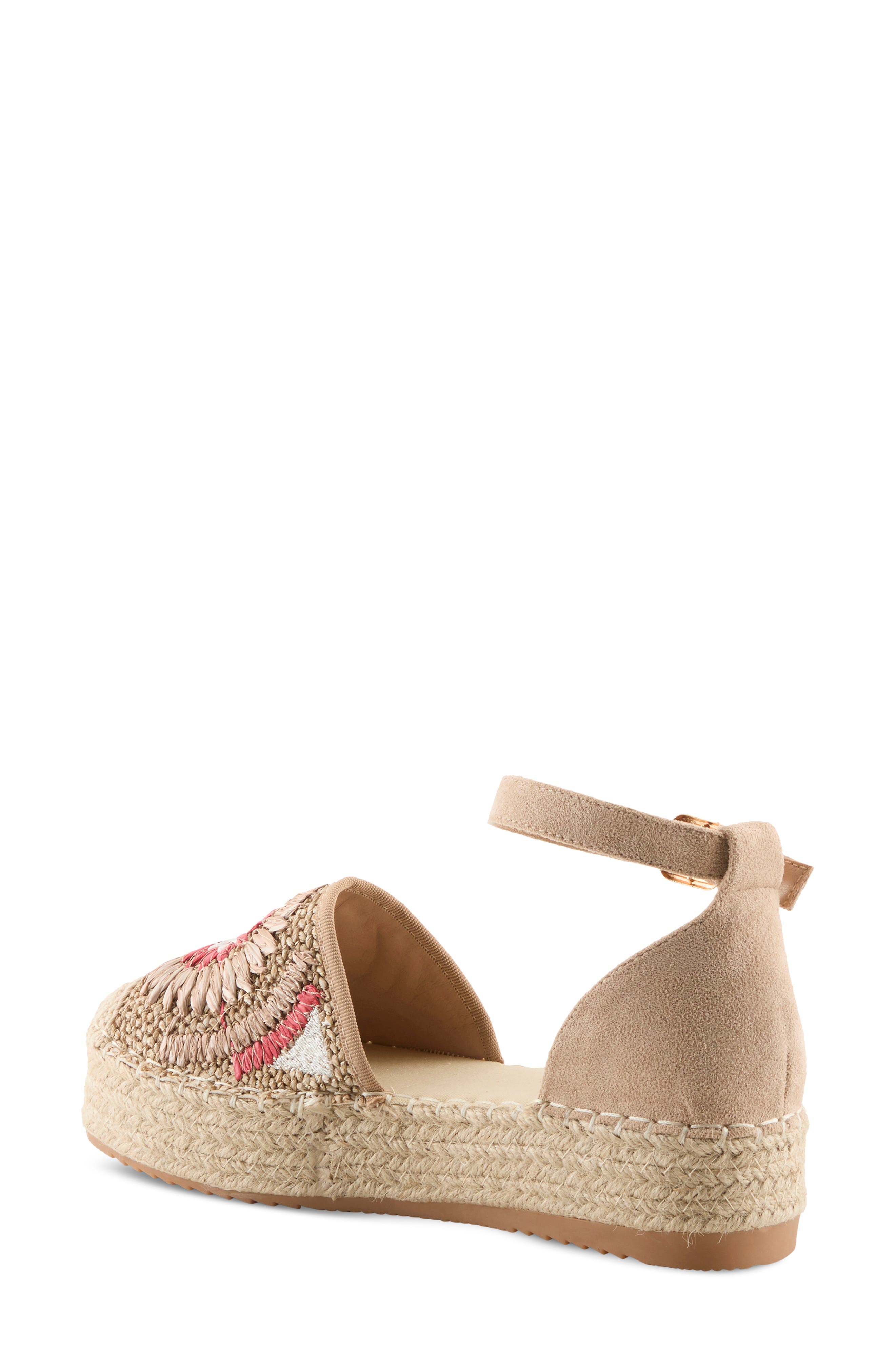 AZURA BY SPRING STEP Endless Luv Espadrille Platform Sandal, Alternate, color, Beige Multi