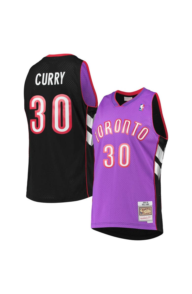 Mitchell & Ness Men's Mitchell & Ness Dell Curry Purple Toronto Raptors 2001/02 Hardwood Classics Swingman Jersey, Alternate, color, 